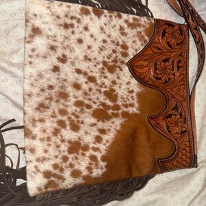 Cowhide purse NWOT